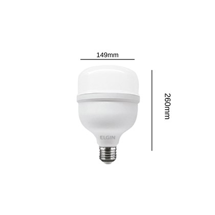 LAMPADA SUPER BULBO LED 50W 6500K E27 ELGIN LEDSUPERB5065