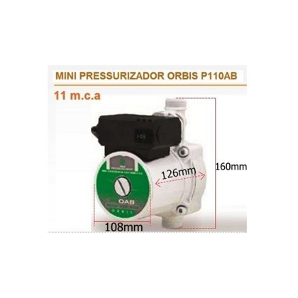 Mini Pressurizador Orbis 11 Mca P11oab2 220v - P11OAB220