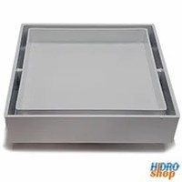 Ralo Invisível Cinza 10 x 10cm - 165594