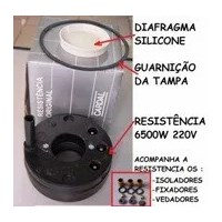 Resistencia Ducha Cardal 6500 w 220v - RE032220K120