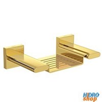 Saboneteira Parede Base Metal Deca Polo Gold - 2012GL33